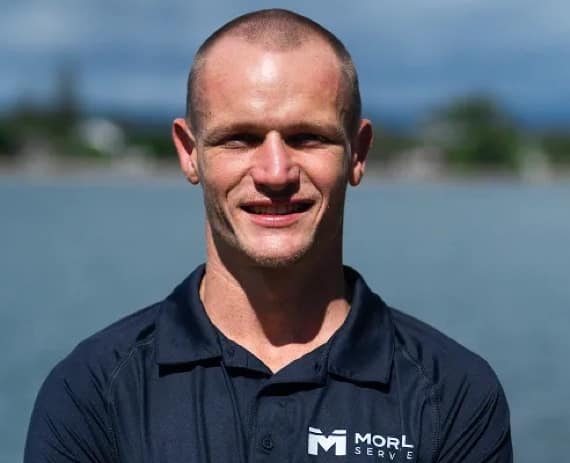 Justin, owner and electrician at Moral Service